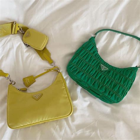 nylon shoulder bag prada dupe|Prada baguette bag dupe.